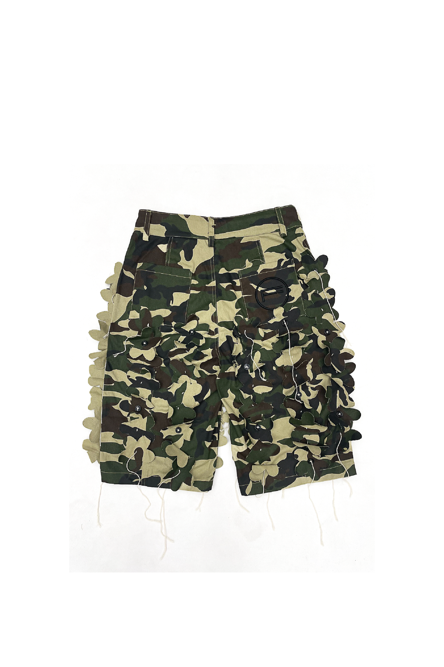 GHILLIE JORTS - GREEN CAMO