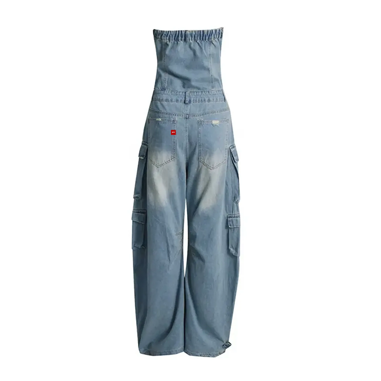 HERA DENIM JUMPSUIT - FALMARAN