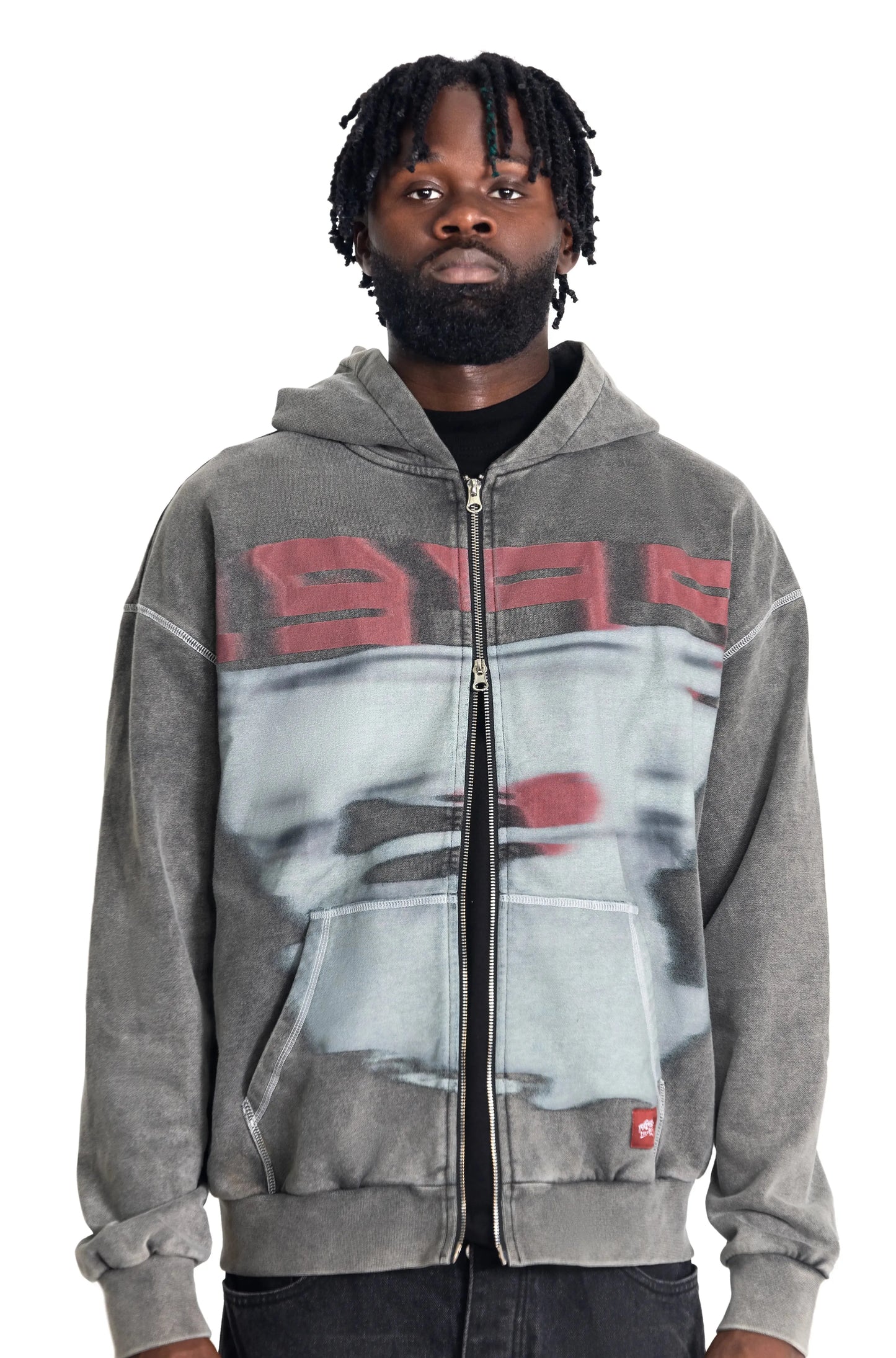 95 KISS HOODIE - GRAPHITE - FALMARAN
