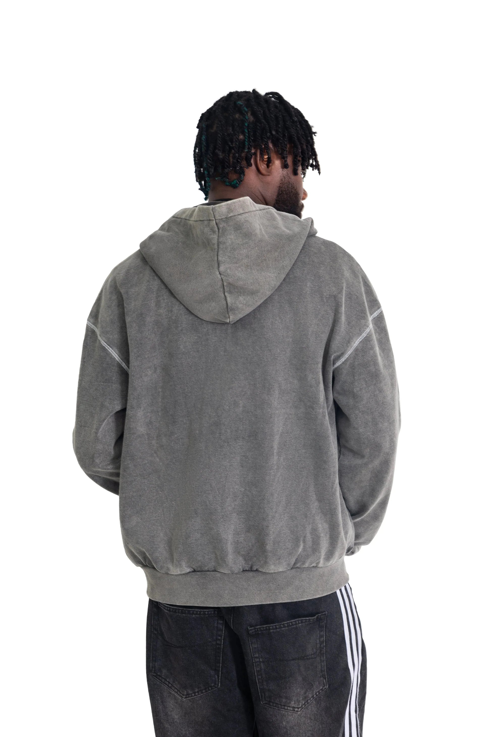 95 KISS HOODIE - GRAPHITE - FALMARAN