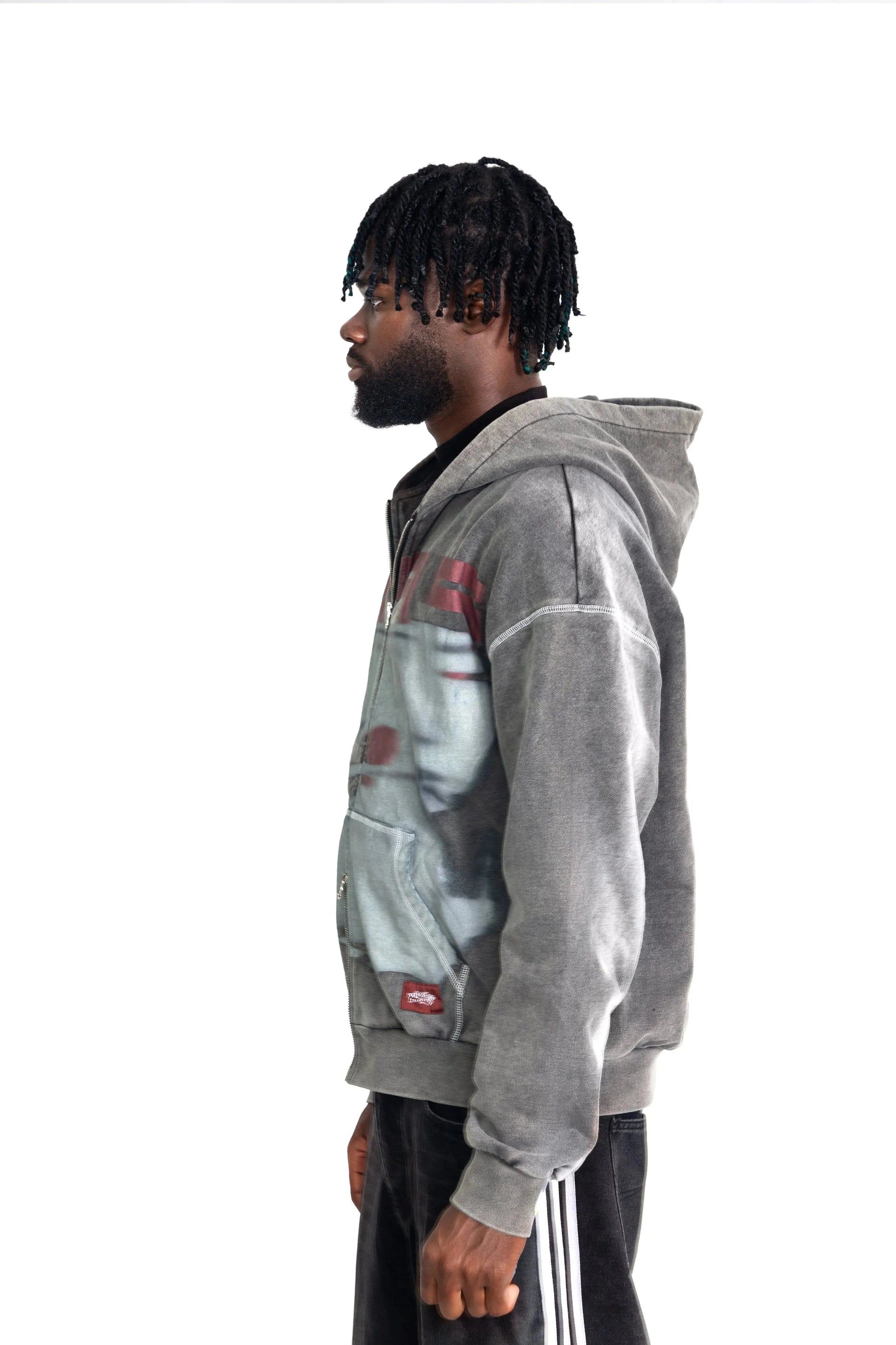 95 KISS HOODIE - GRAPHITE - FALMARAN
