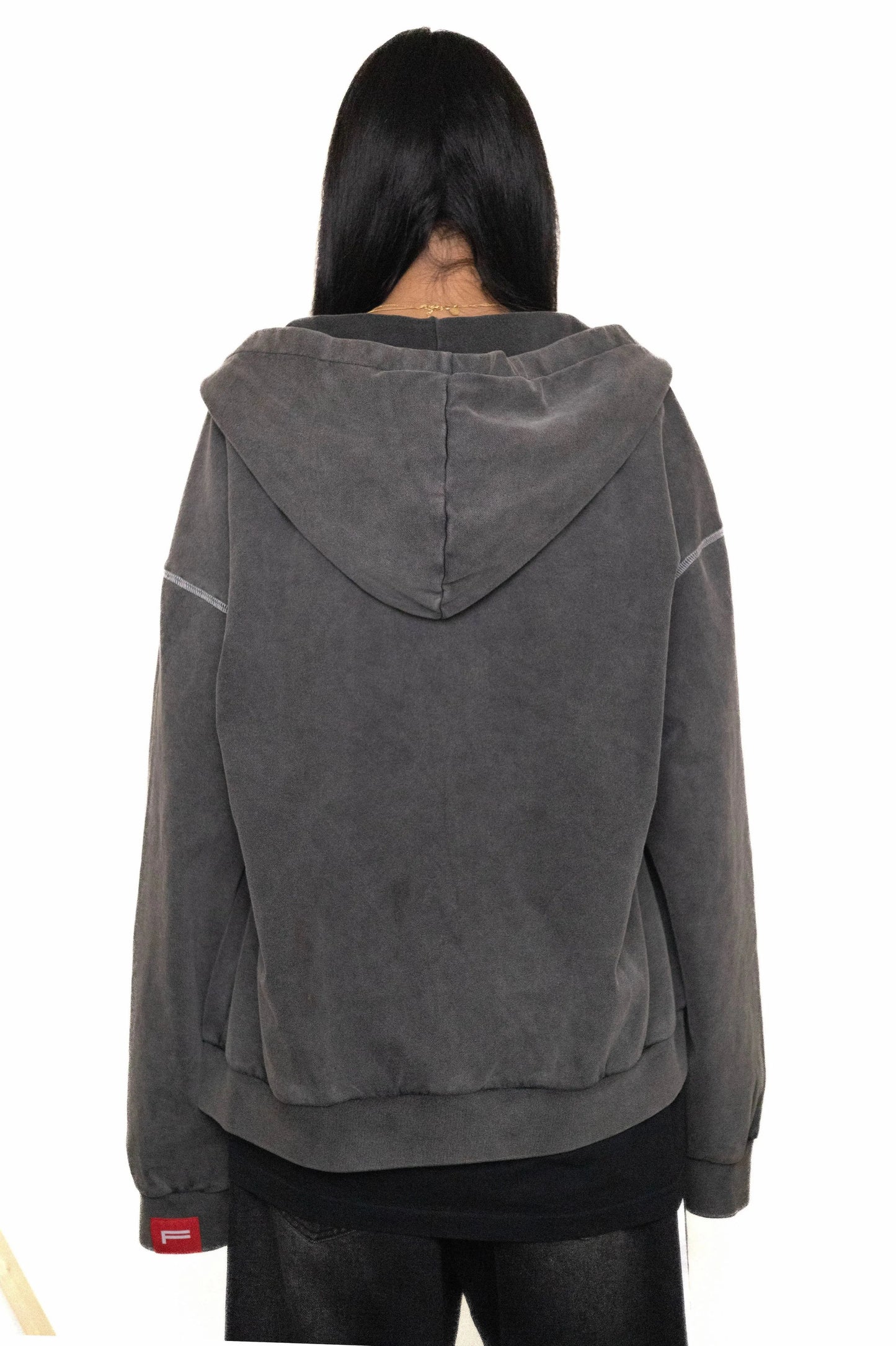 95 KISS HOODIE - GRAPHITE - FALMARAN