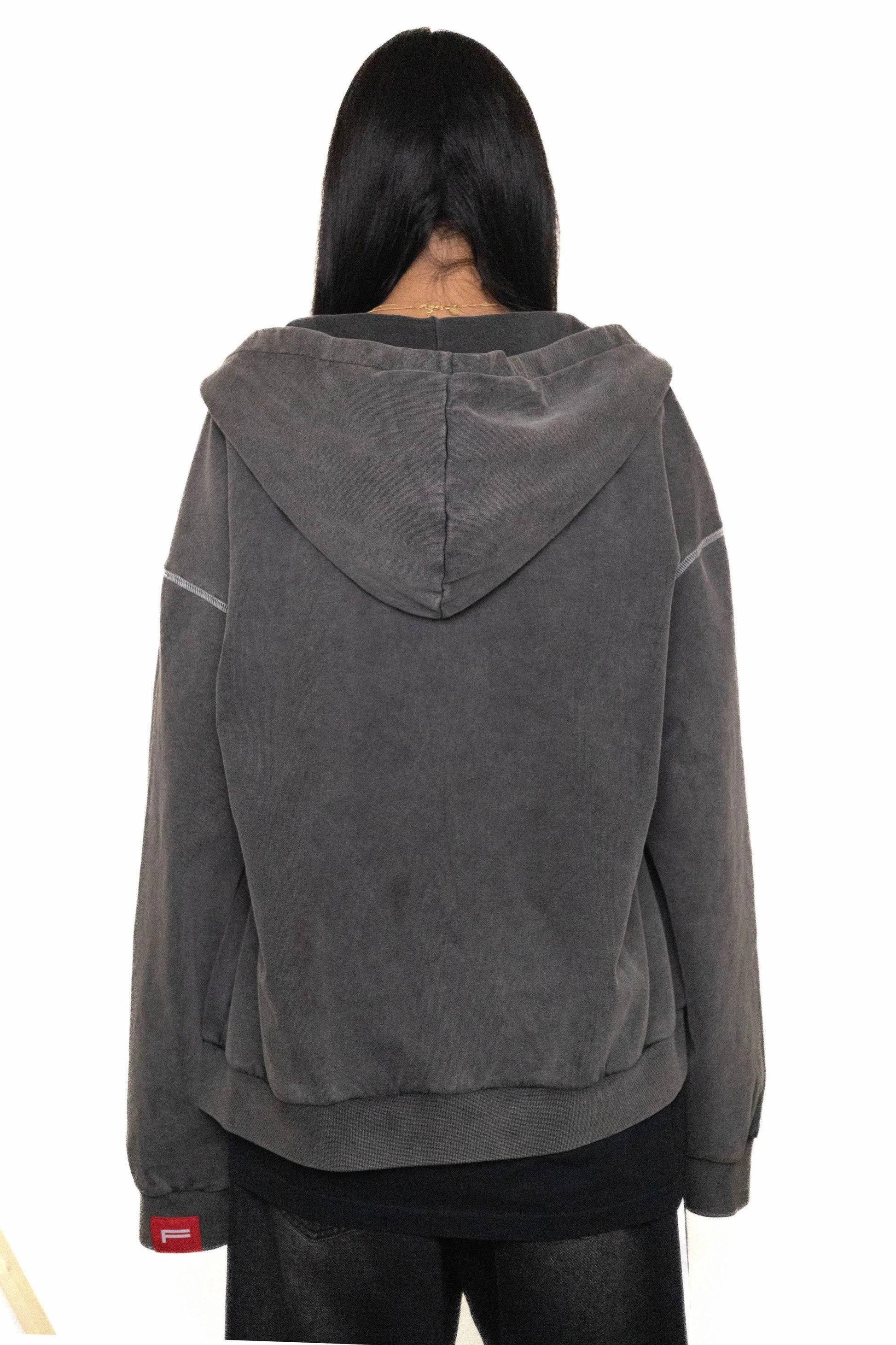 95 KISS HOODIE - GRAPHITE - FALMARAN