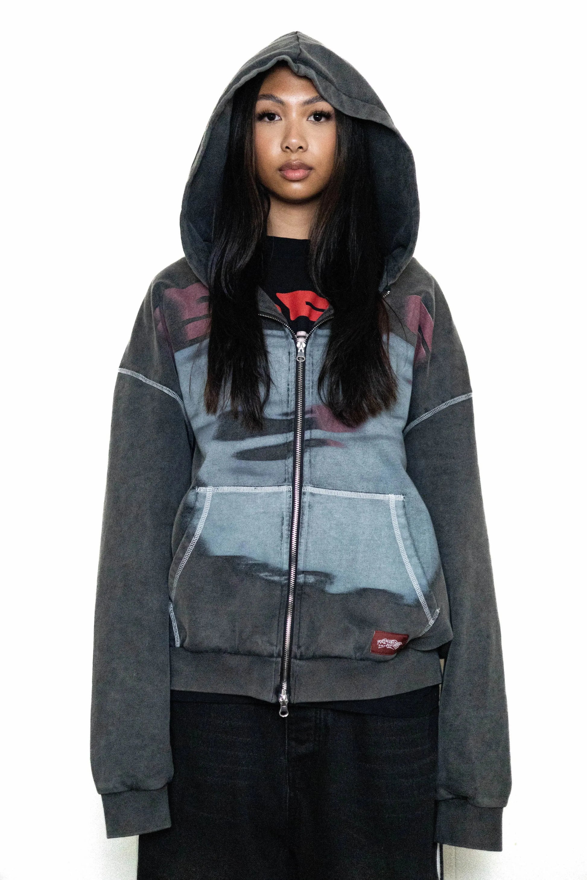 95 KISS HOODIE - GRAPHITE - FALMARAN